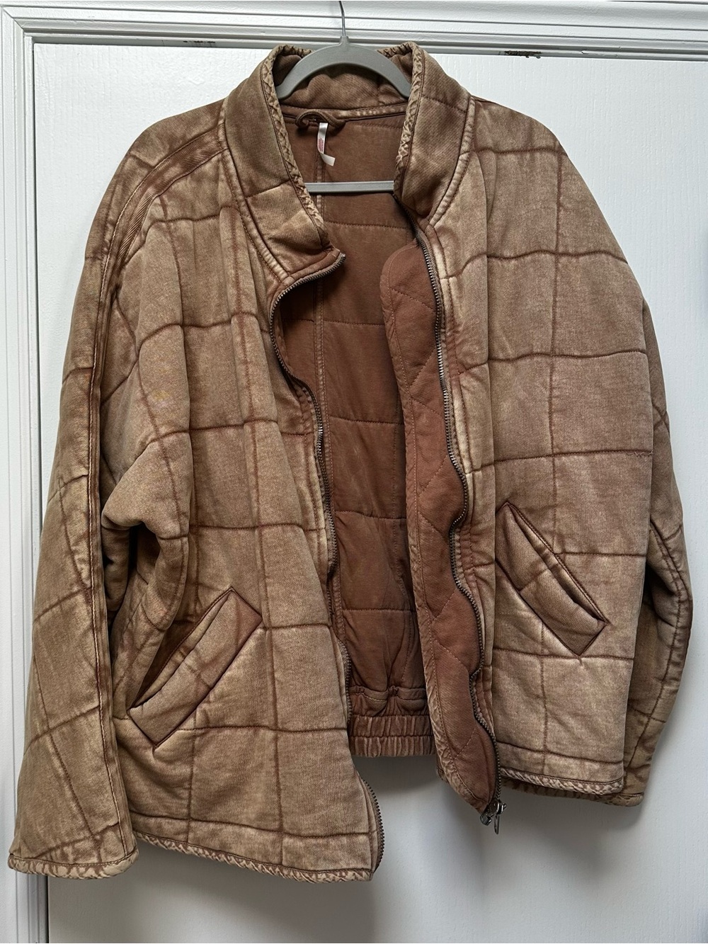 Free People Quilted Dolman Jacket